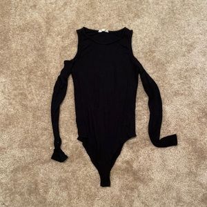 LA Hearts black bodysuit, size medium